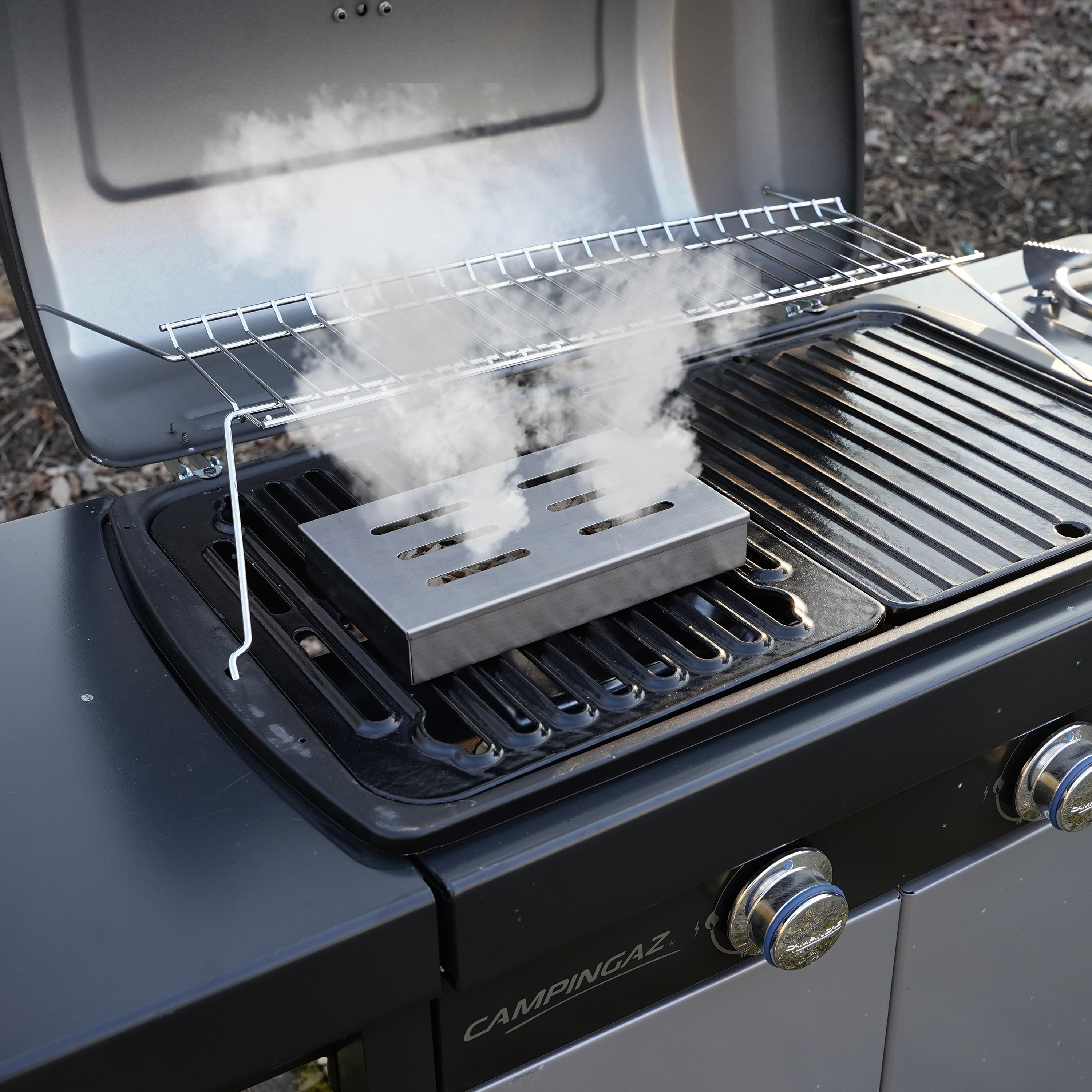 Eurocatch Rookhout Set met RVS Rookbox – Compleet met 3 x 4L Rookhout