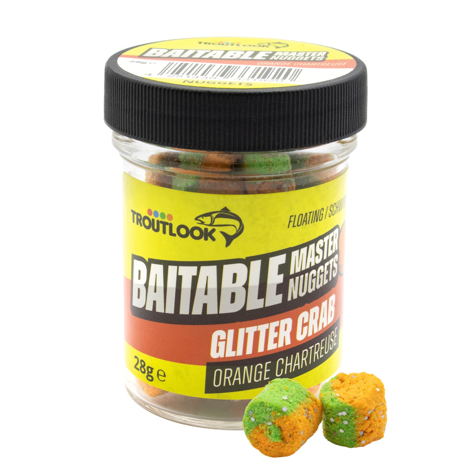 Troutlook Master Dough Forrellen Deeg 50g Glitter Fishy 