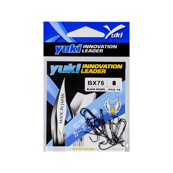Yuki Hook BX75 | Black/Nickel | Haakmaat 8 | Haak