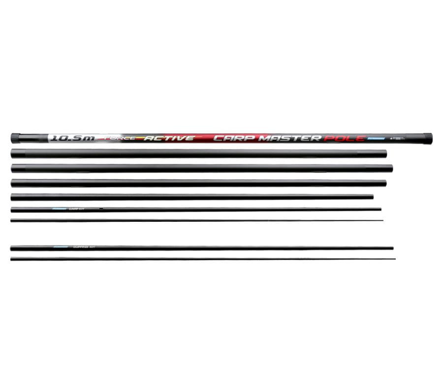 Flagman Force Active Carp Master 10.50m - Vaste Stok + Cupping-Kit 