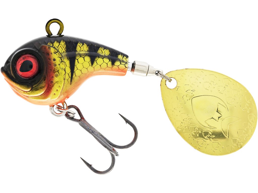 Westin - Dropbite Spin Tail Jig - 3.4Cm 17G Sinking - Bling Perch
