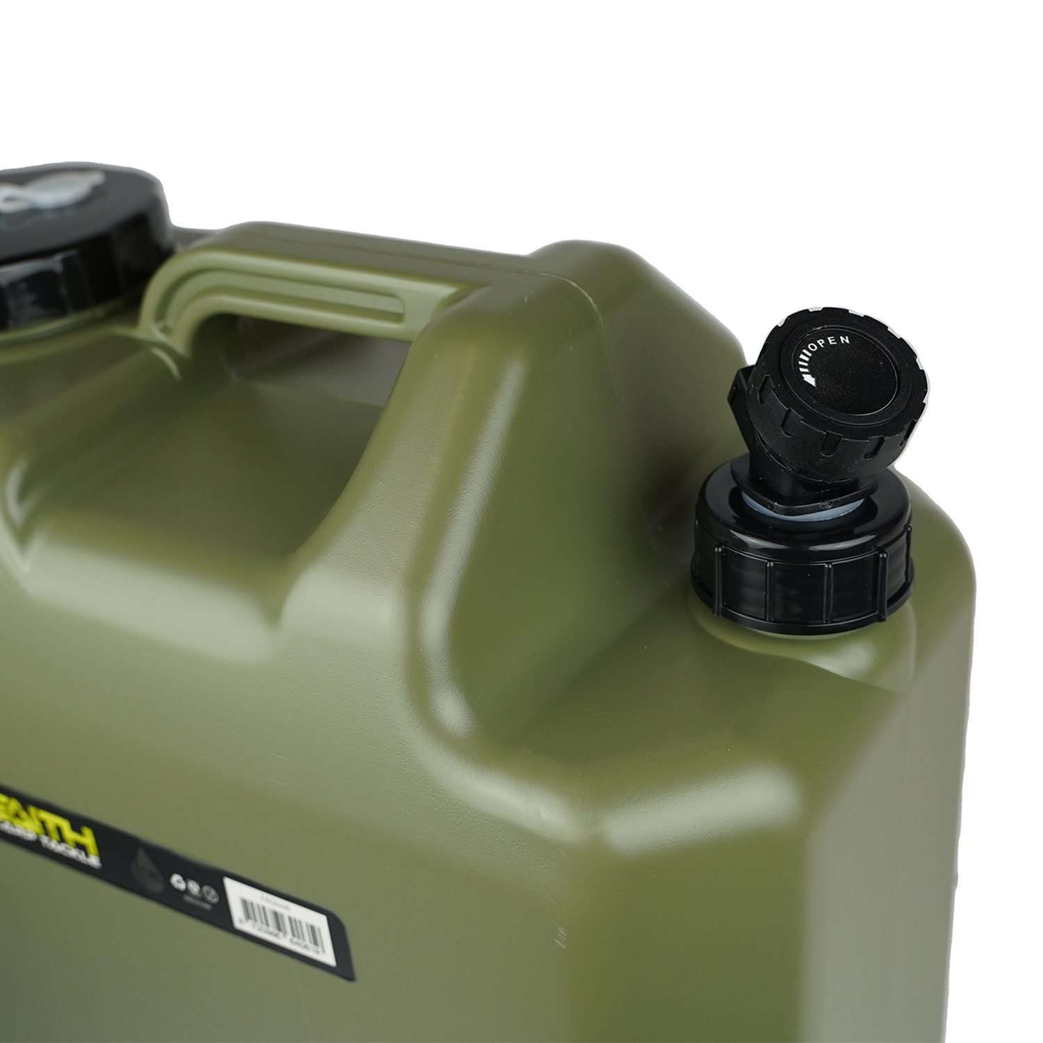Faith  Jerrycan met Kraan 18L - Polyethyleen Groen - Voedsel-Veilig - Watertank