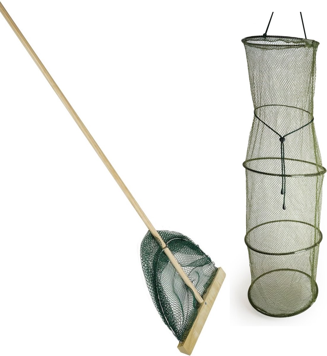 Eurocatch Garnalen Vang set  Garnalen net & Bewaarnet 