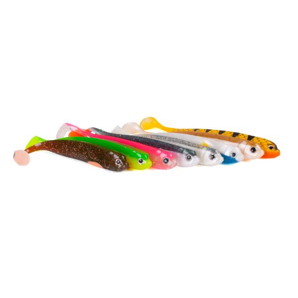 Eurocatch Fishing Zander Gummifisch | Shad | UV Barsch | 12cm | 5st