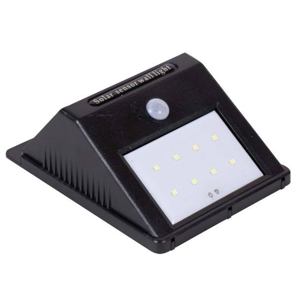 Eurocatch Outdoor Wandlamp | Buitenlamp Zonne-energie met sensor | Solar lamp