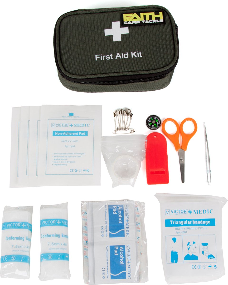 Eurocatch Noodpakket Incl. Jerrycan - Schep - Bijl - EhboKit - Hoofdlamp - Kaarsen - Touw - Solar Verlichting
