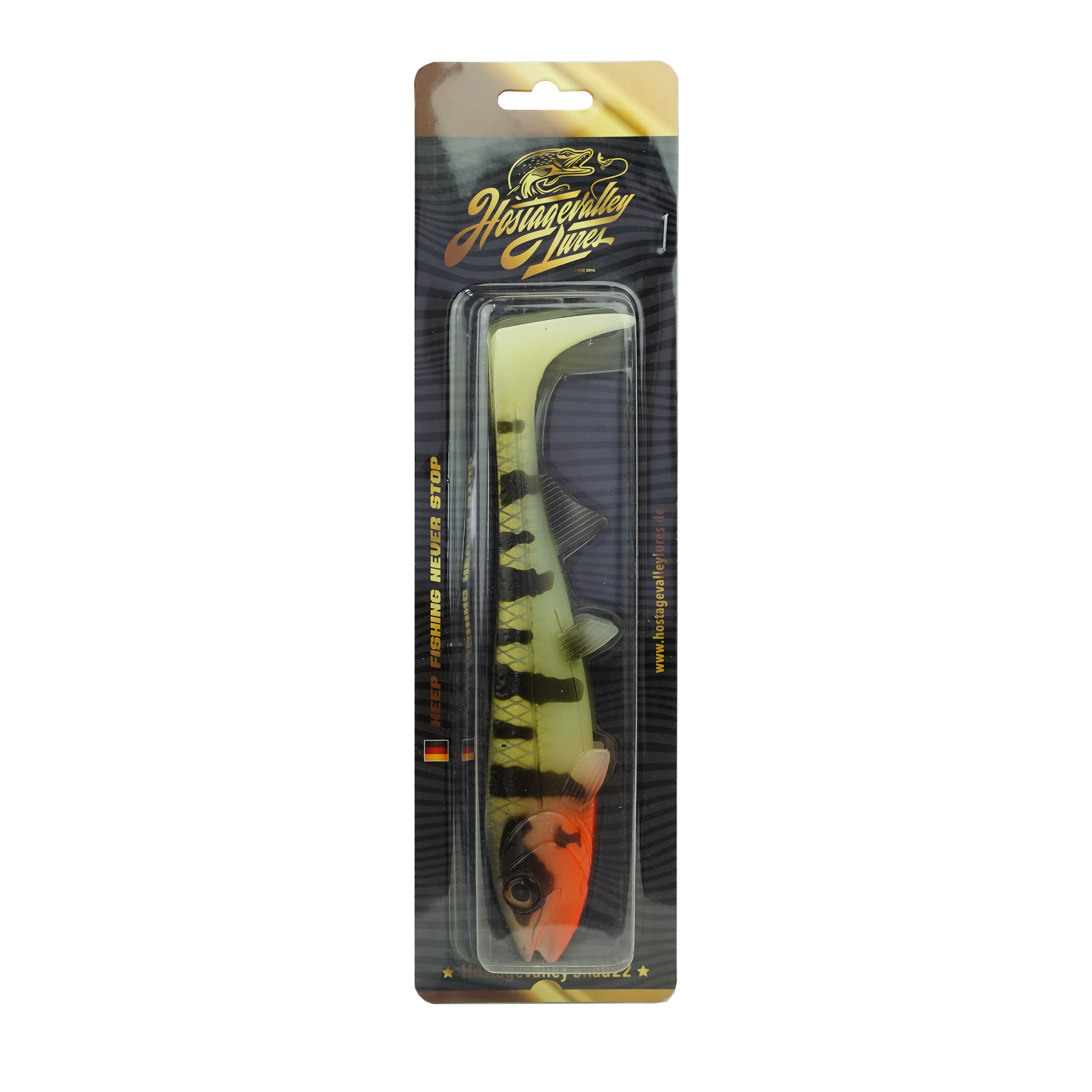 Hostagevalley Shad - Red Head Perch - 22cm