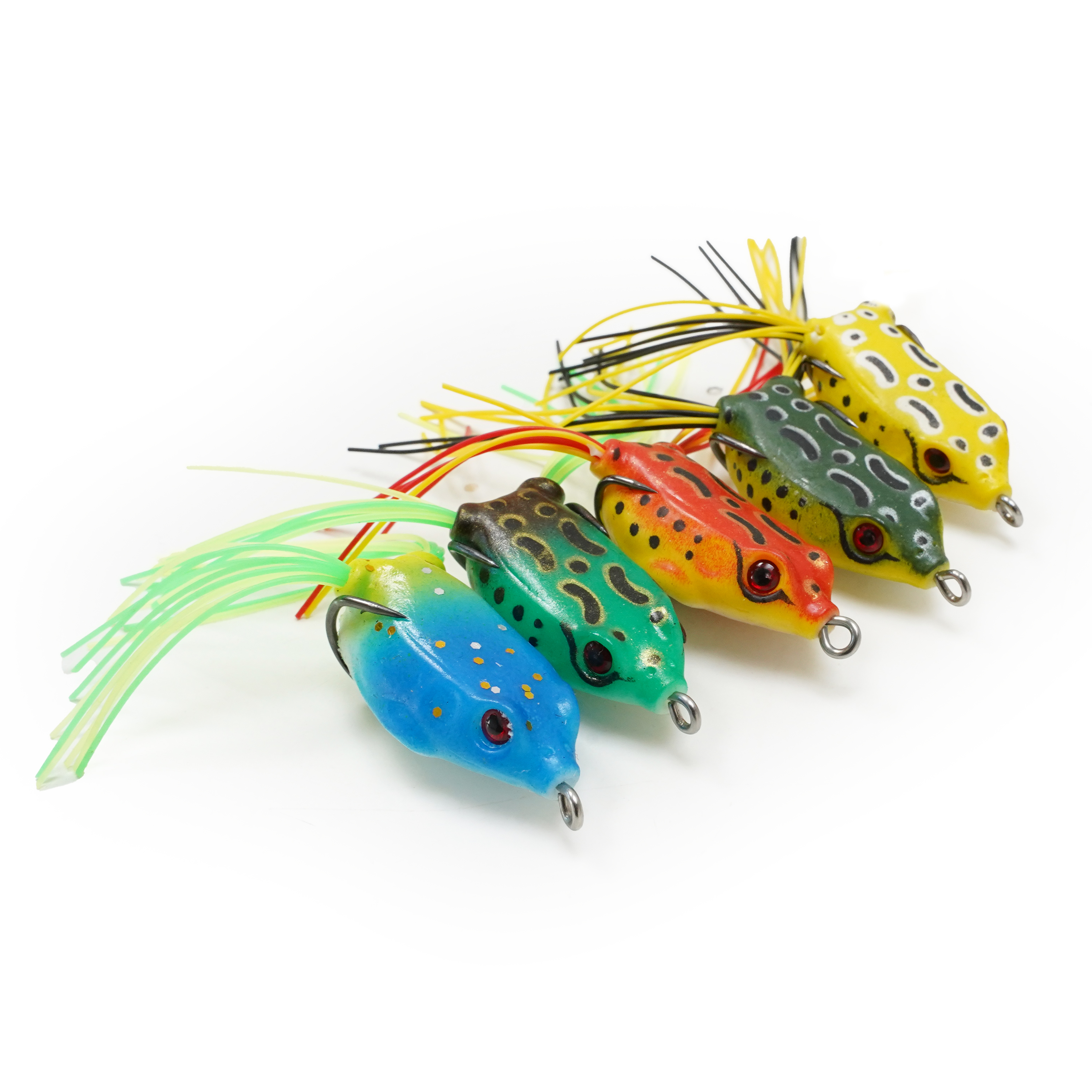 FishXpro Kunstaas Frog Voordeel Set – 16 Delige Set voor Baars en Snoek