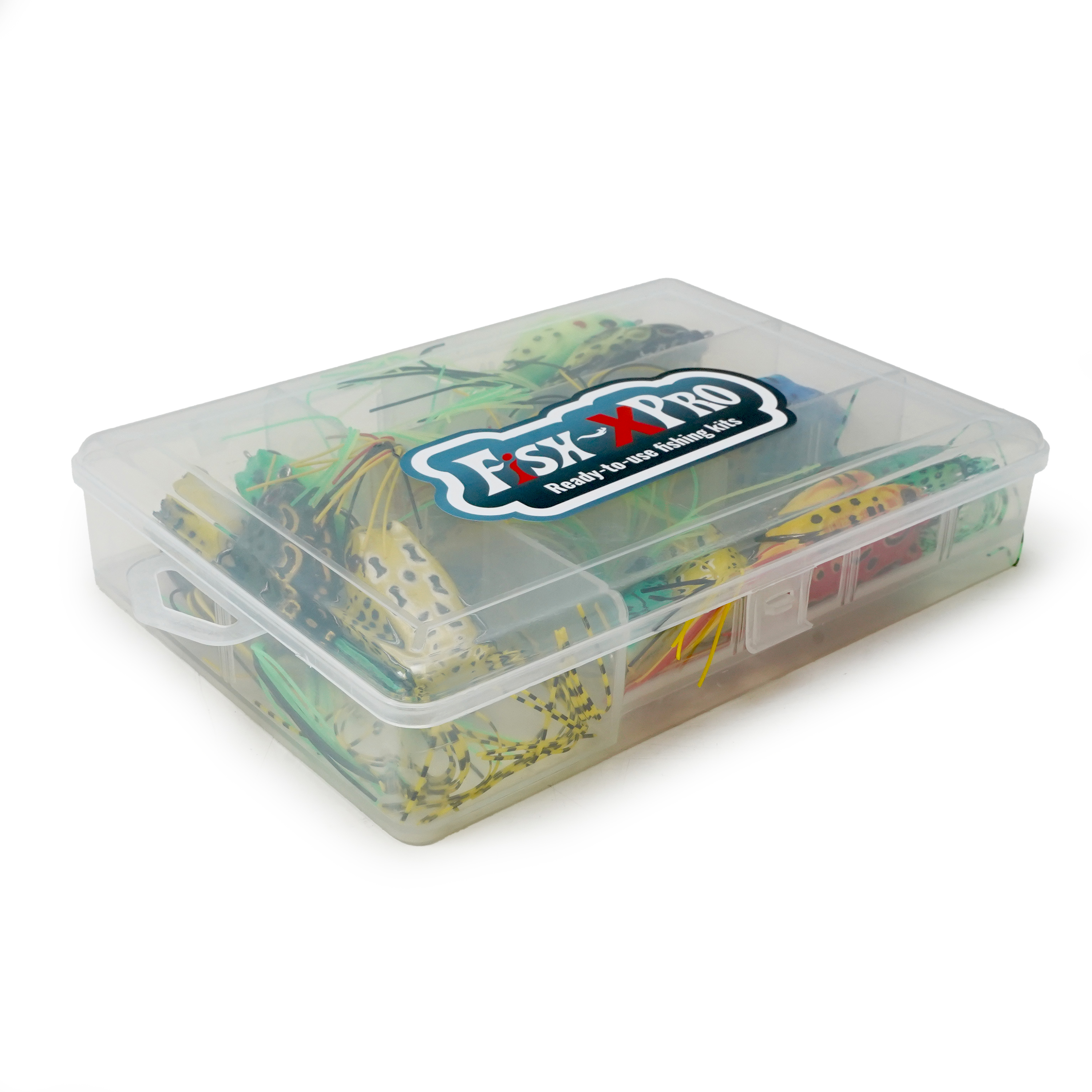 FishXpro Kunstaas Frog Voordeel Set – 16 Delige Set voor Baars en Snoek