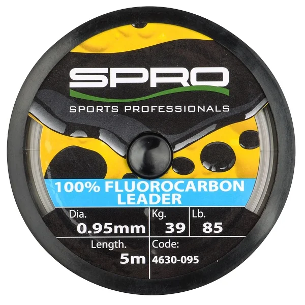 Spro 100% FC Leader | 0.95mm | 39kg | 5m | Fluorocarbon Lijn
