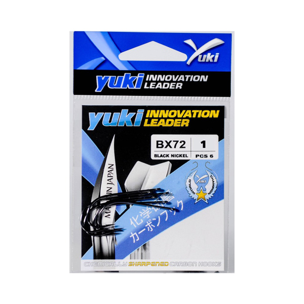 Yuki Hook BX72 | Black/Nickel | Haakmaat 1 | Haak