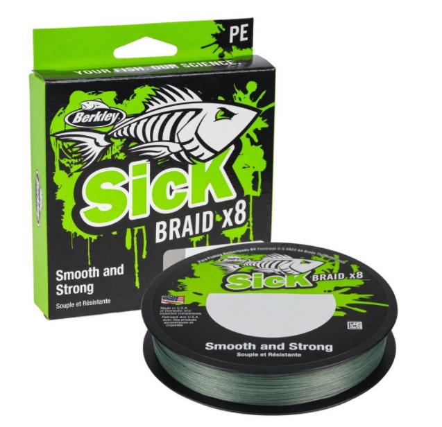 Sick Braid | Moss Green | 150m | Gevlochten Lijn