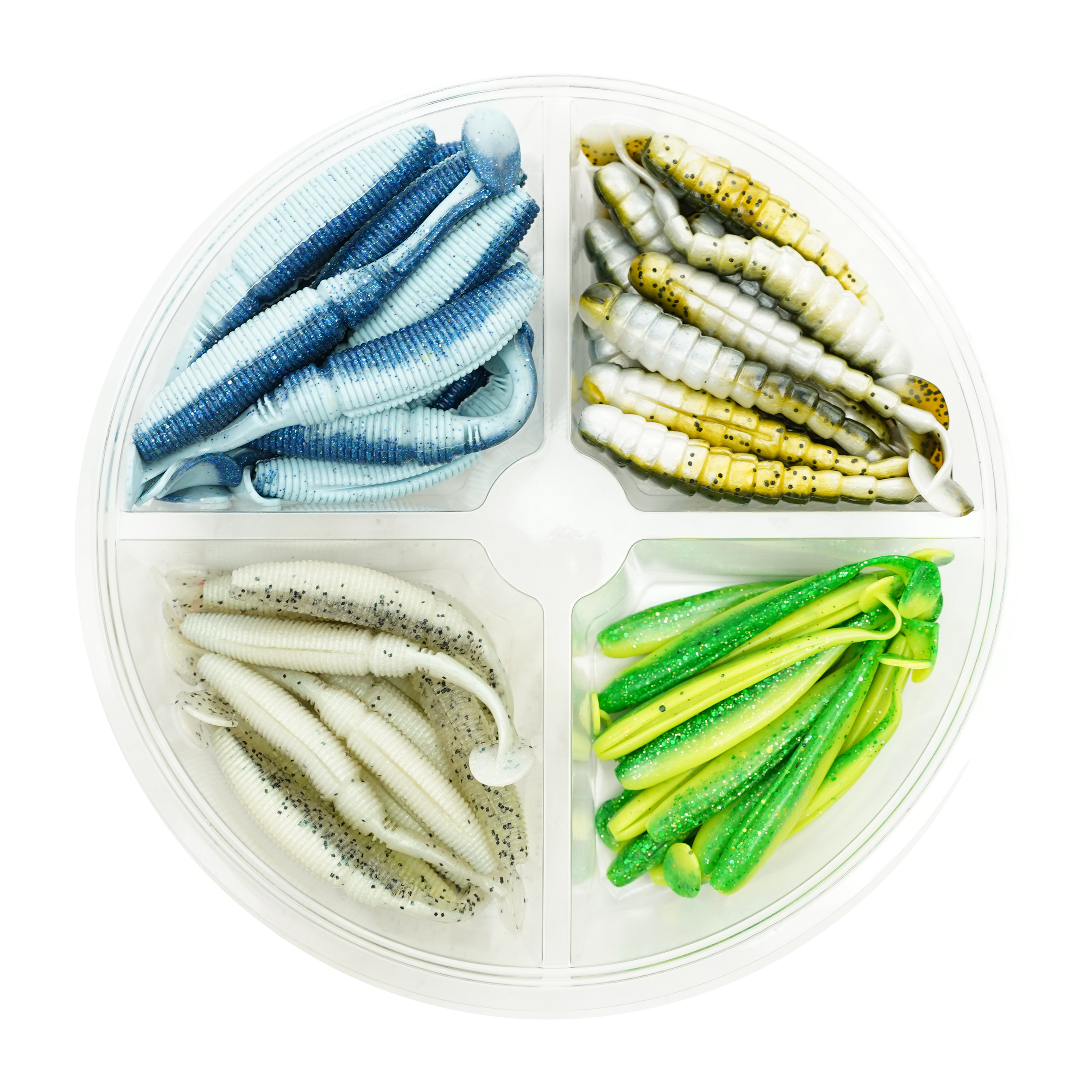  Fishxpro Softbait Set - Zeebaars - 7-12cm