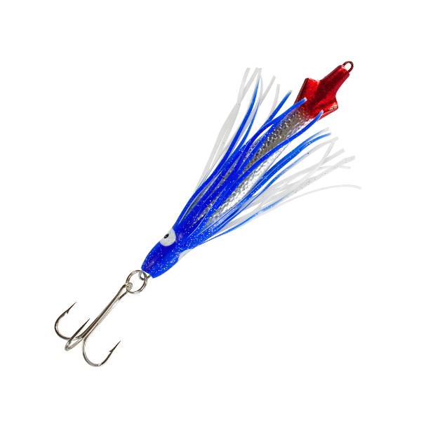 Team Deep Sea Octopus Pilker | 125g | Blau/ Rot/ Silber