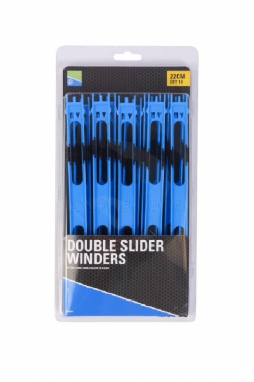 Preston Double Slider Winders 22cm Blue