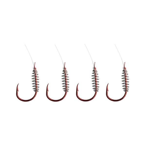 Dam Spezi Paste | Onderlijn |  Haakmaat 4 | 0.25mm | 4kg | 8.5lbs | 80cm | 4 Stuks