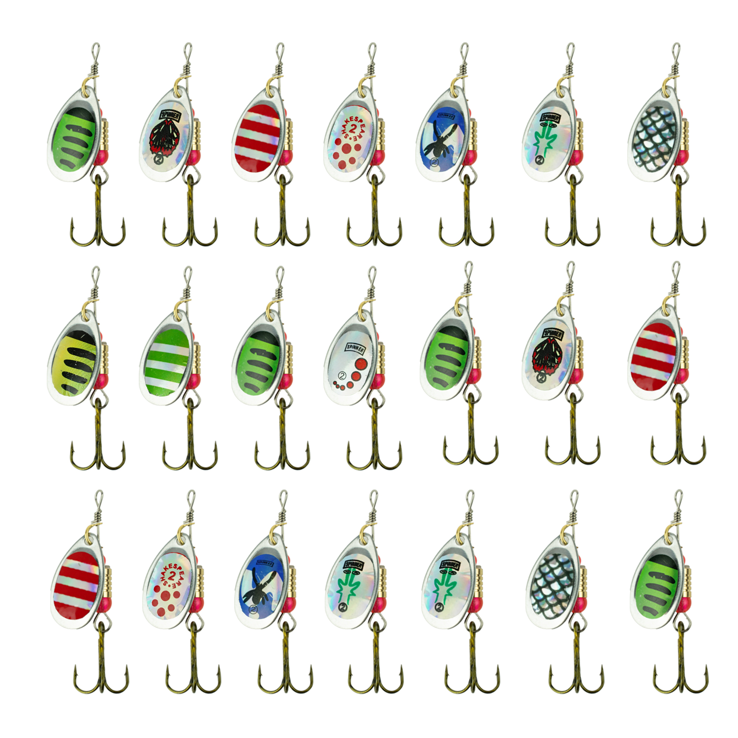 Fish-Xpro Spinner set 31-Delen Spinners incl. Tacklebox 