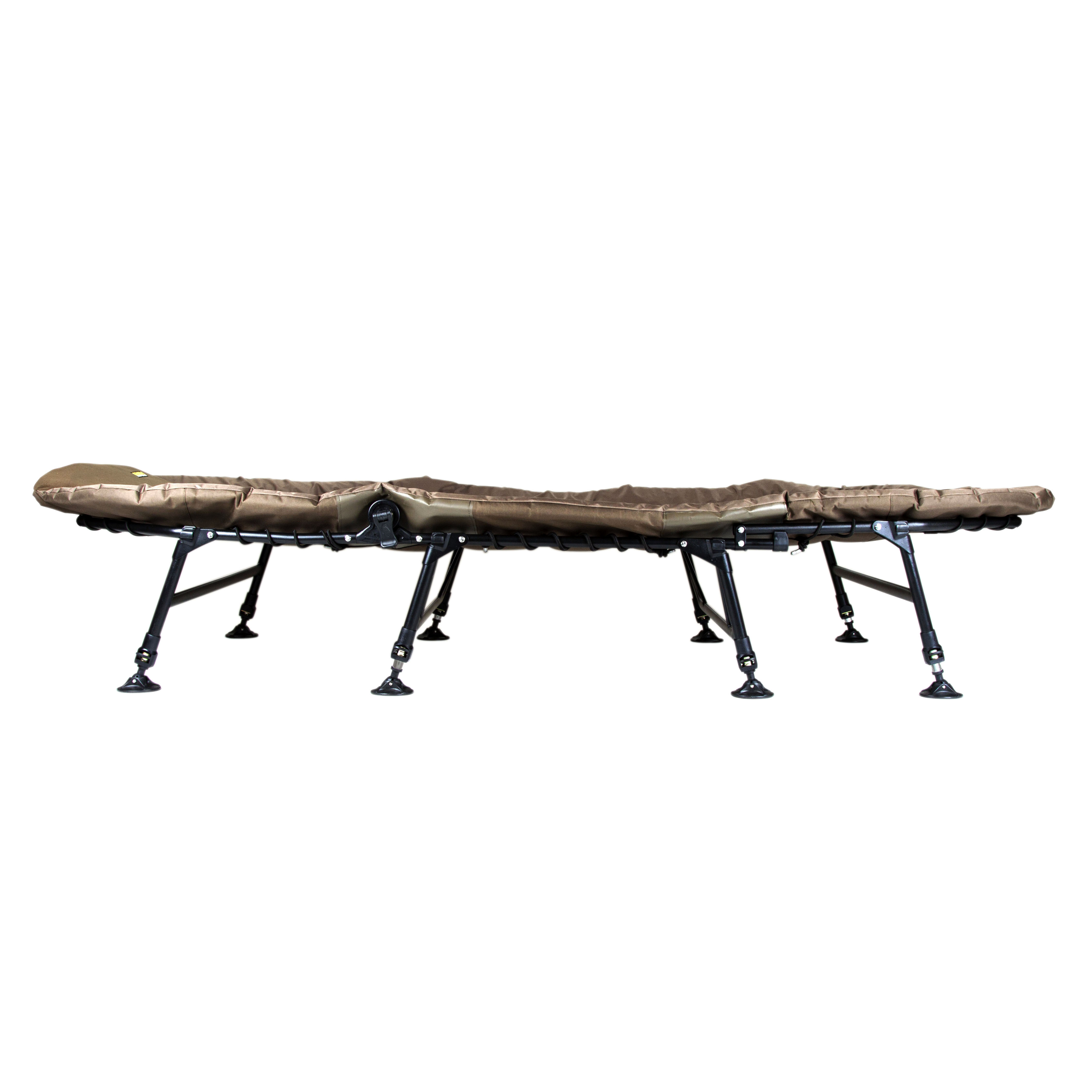 Faith Big One Bedchair XXL - Stretcher extra groot en stevig - 220x90cm - Tot 130Kg  - 8 poten