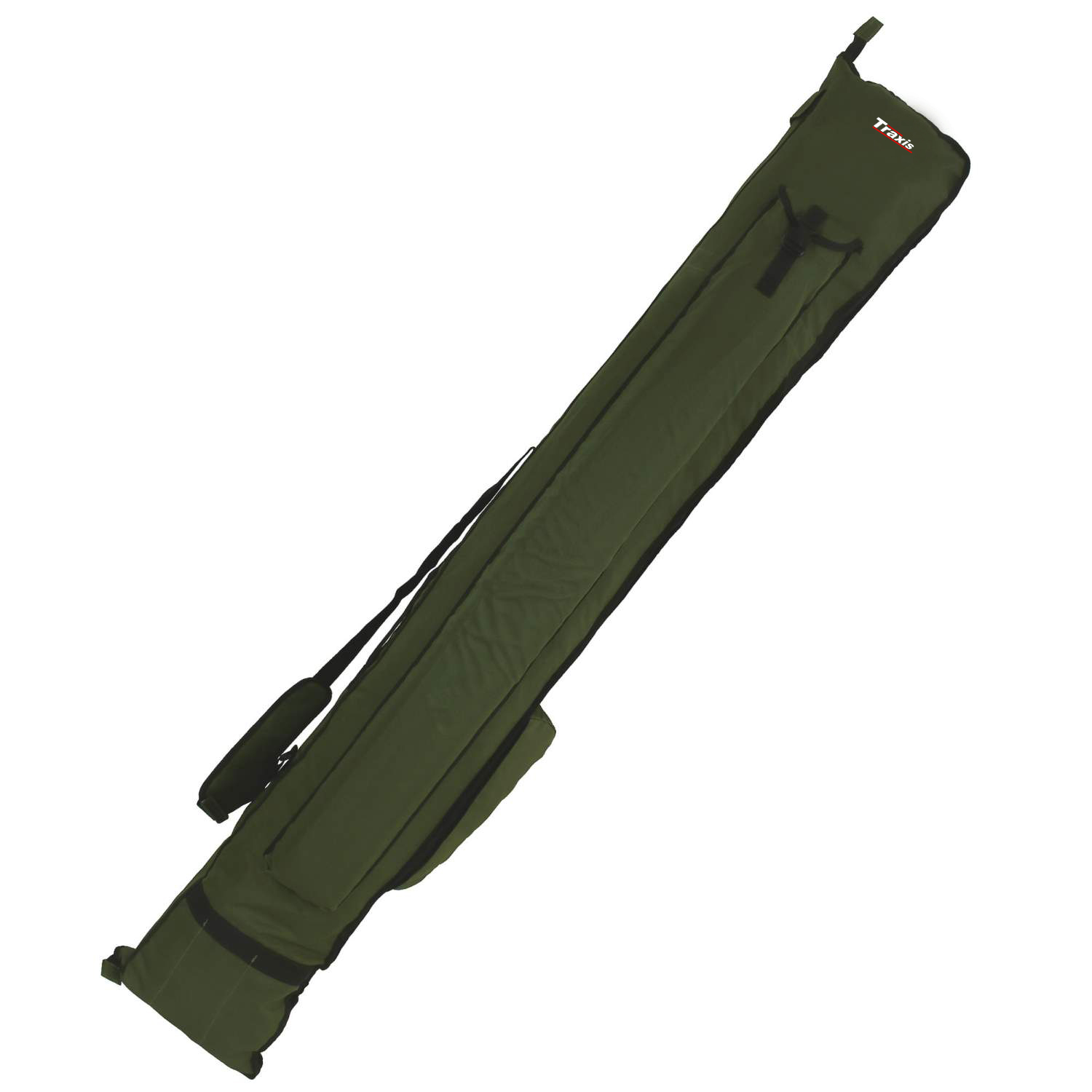 Traxis - Basic Carp Holdall - Foedraal - 3 Hengels - 1.80m - Groen - Karper Foudraal