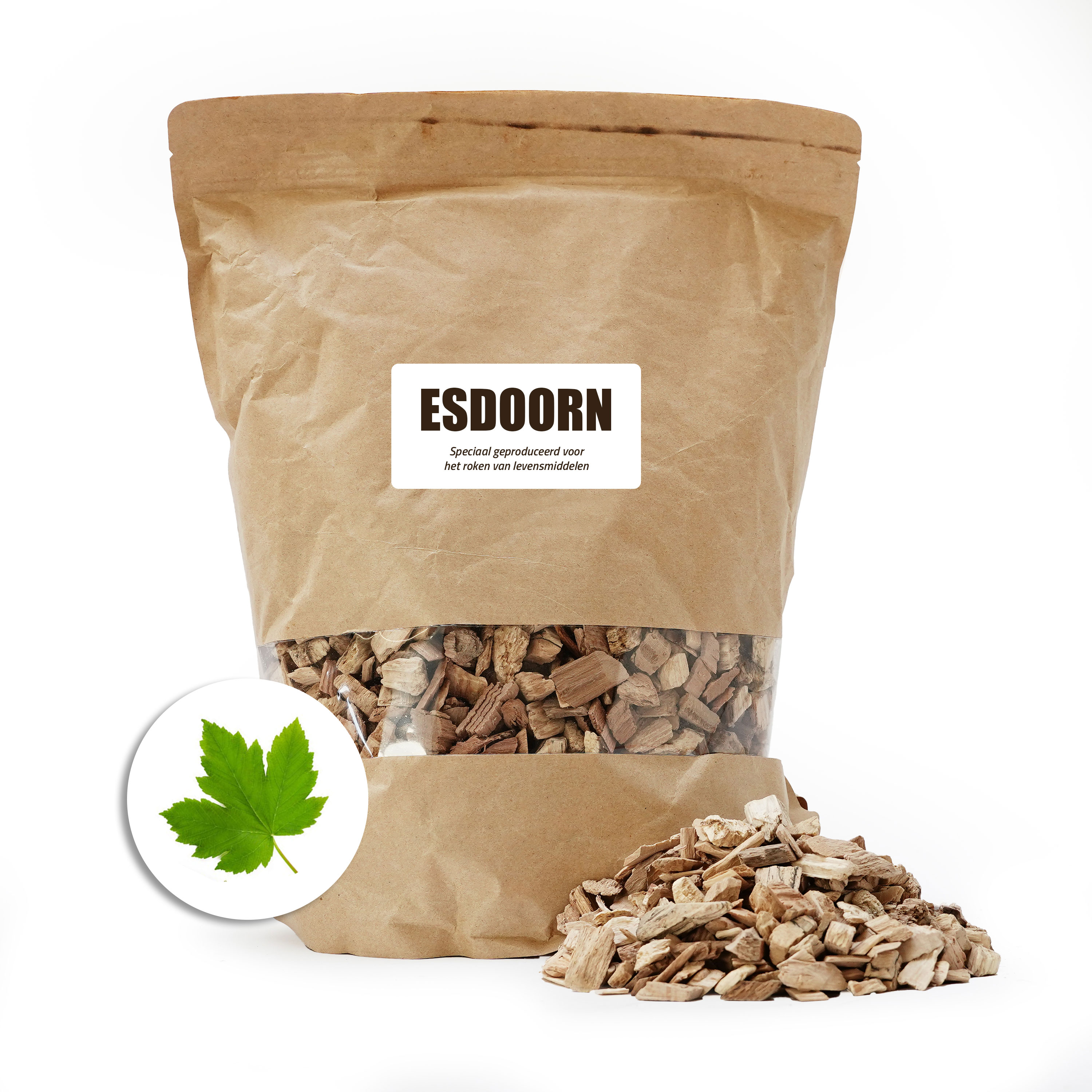 Eurocatch Rookhout | Esdoorn Snippers | Maple | 4Ltr | 1Kg