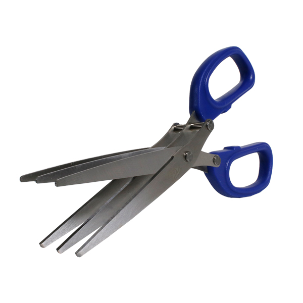 JVS Worm Scissor 3-Blade | Wormenschaar  XXL | Kruidenschaar | 3 bladen |  19cm Lang  