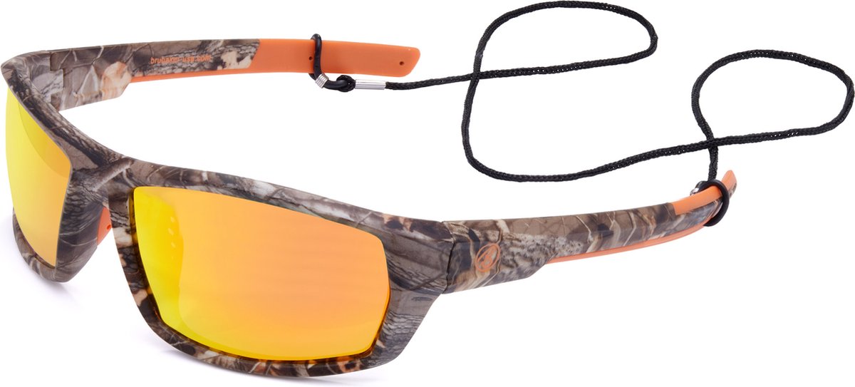 BRUBAKER | Zonnebril |Polariserend | Camouflage Zonnebril | incl. Koker