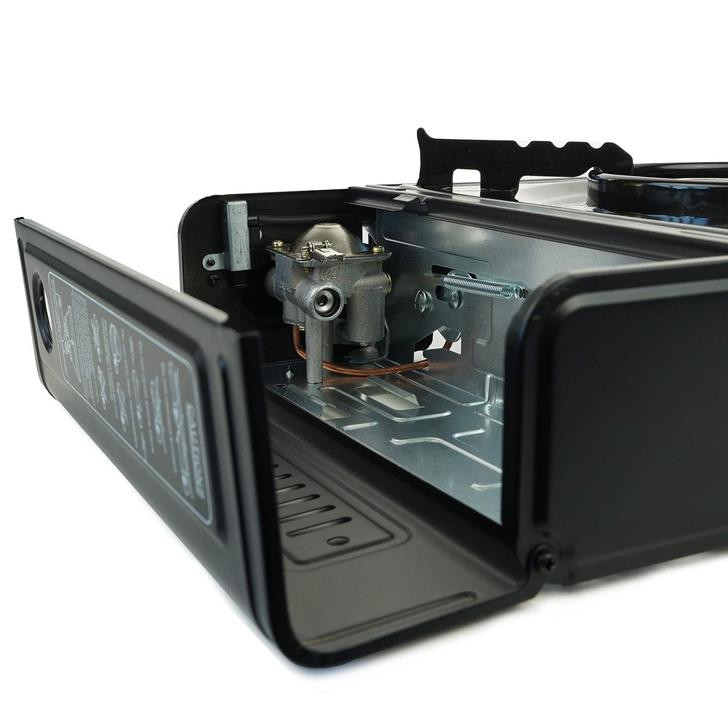 Eurocatch Gaskachel & Kooktoestel - Camping set - 8 Butaan Gasbussen - Gasstel - Gaspit - Kachel - Heater