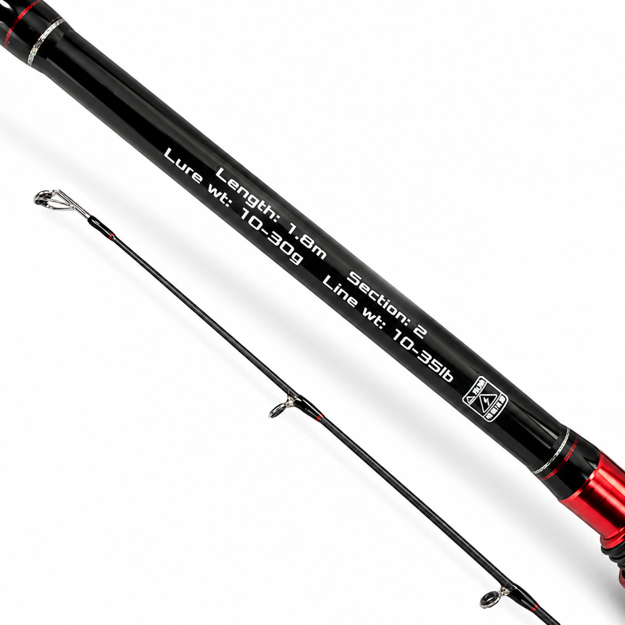 Eurocatch Baitcaster set Deluxe - Baitcasterhengel & Baitcasterreel - Gevlochten lijn - Sofbait kit - Staaldraadjes