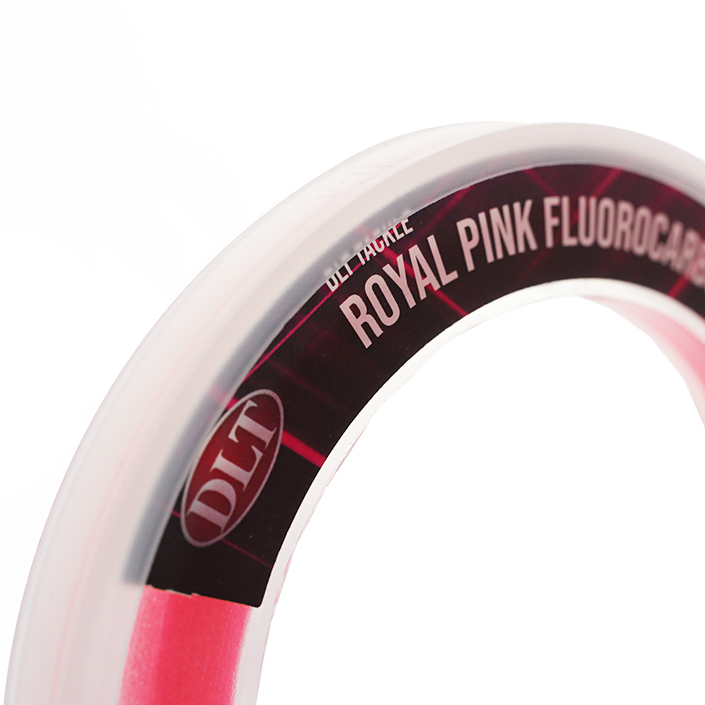 DLT Royal Pink | Fluor Carbon Lijn - 200m0,22mm 4,25kg Trekkracht