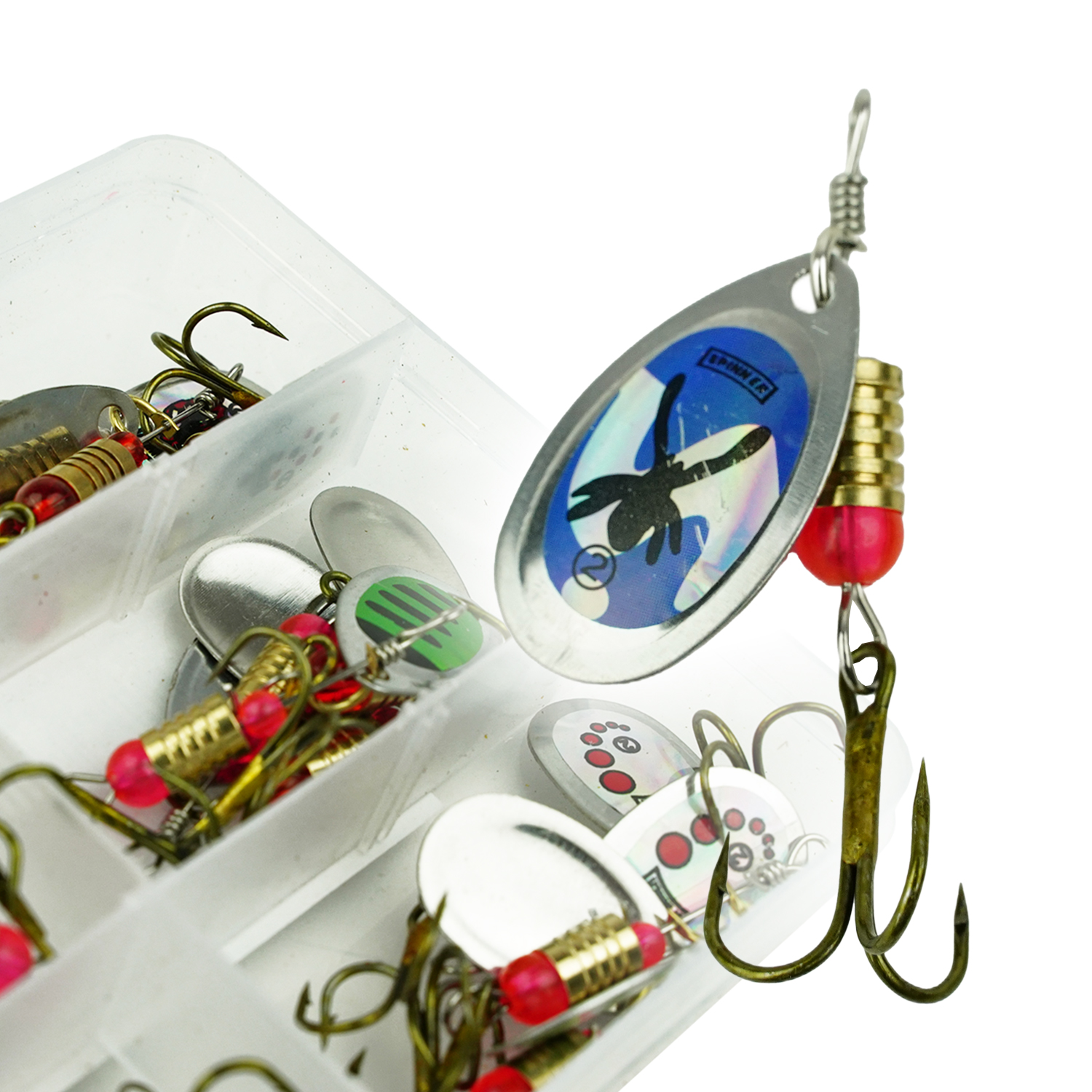 Fish-Xpro Spinner set 31-Delen Spinners incl. Tacklebox 