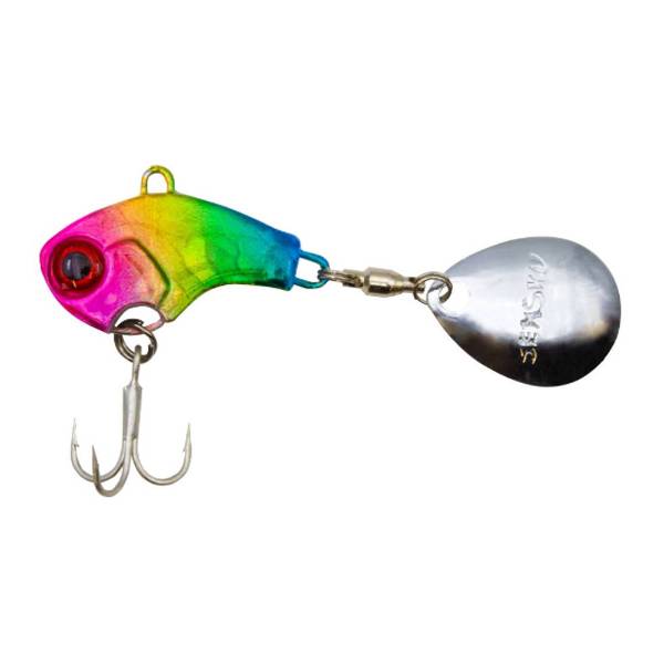 Senshu Tetracup Jig | Spinner | Pink/Yellow/Blue | 65mm | Haakmaat 6 | 10g
