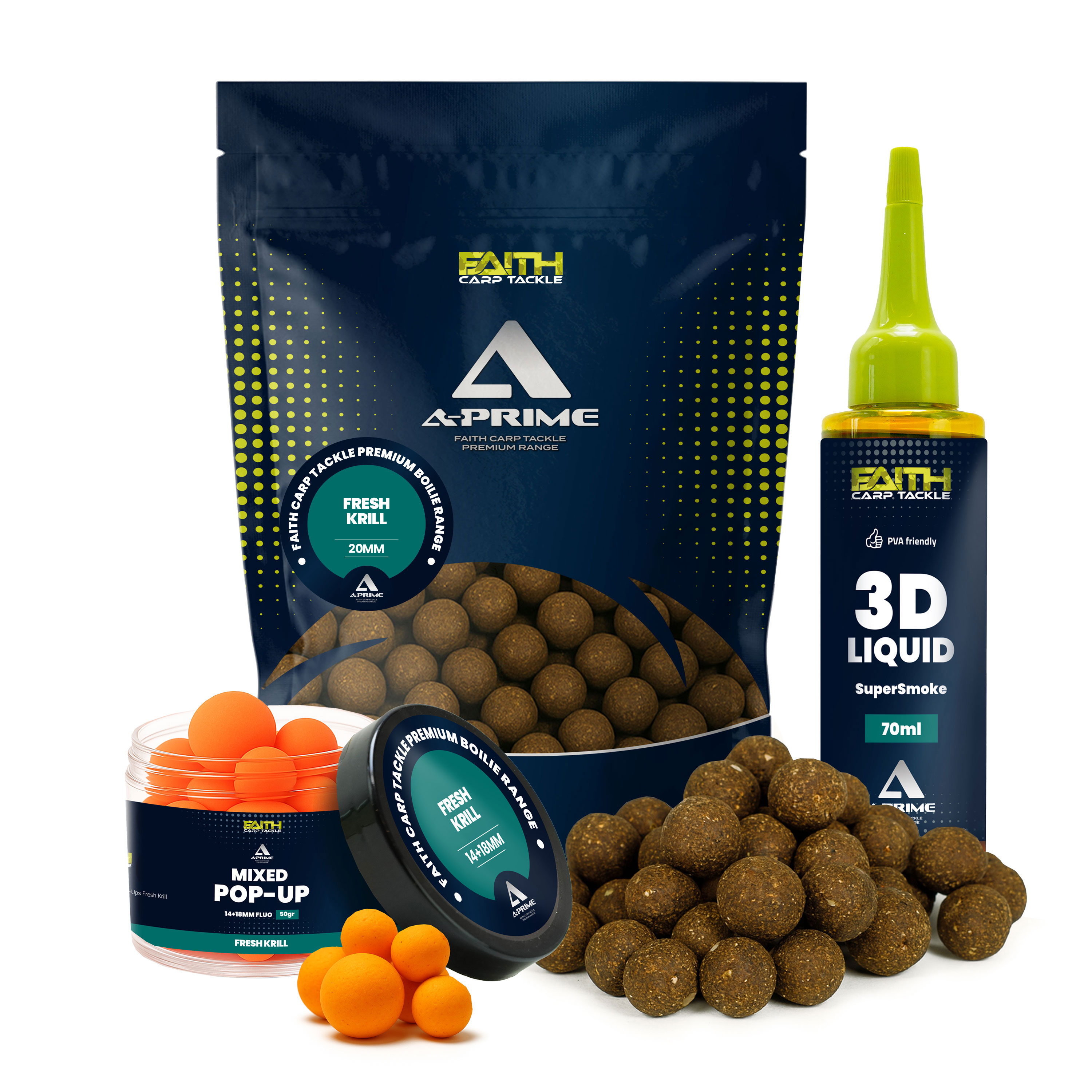 Faith A-Prime Boilie combi deal - Fresh Krill