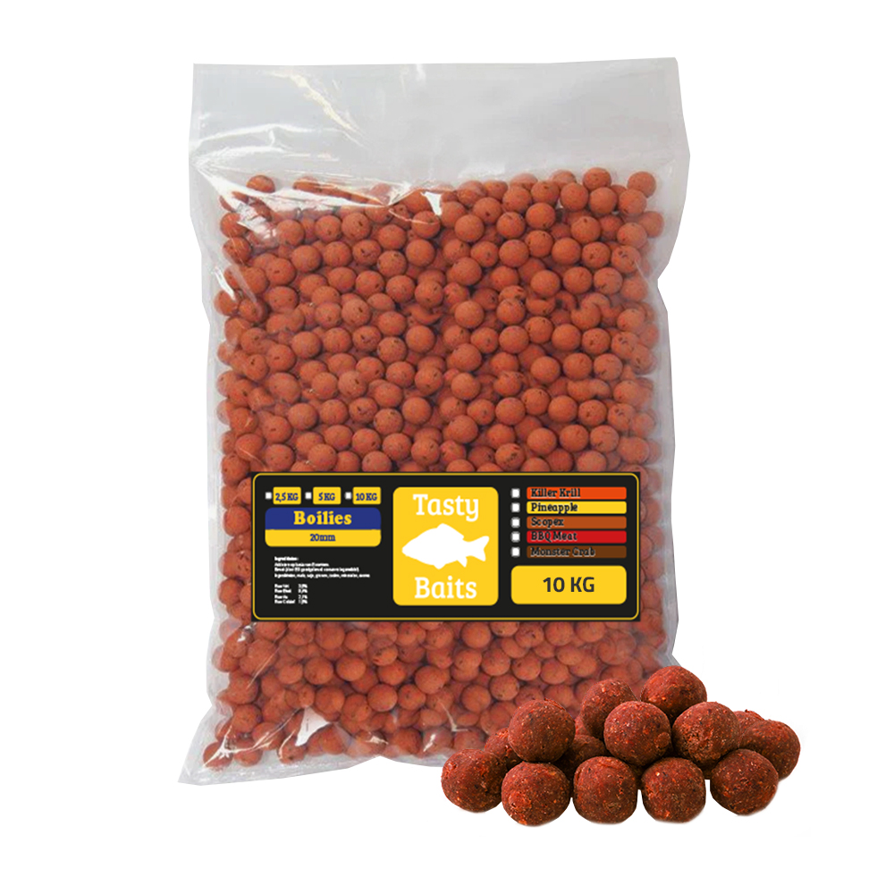 Tasty Baits Killer Krill 10kg - Krill - Boilie - 20mm