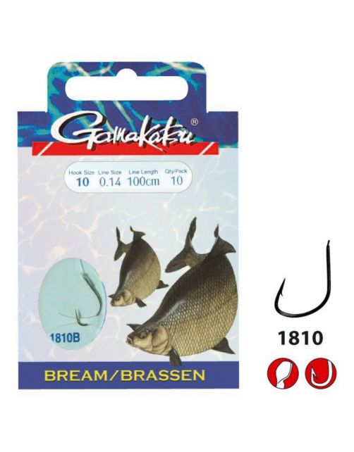 Gamakatsu Booklet Bream Feeder 1810B - Size #16-0.12mm - 100cm