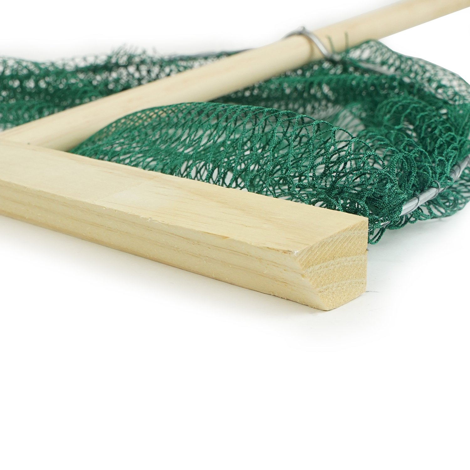 Eurocatch Garnalennet 40cm - 130cm - Houten Steel - Slootnet - Visnet 