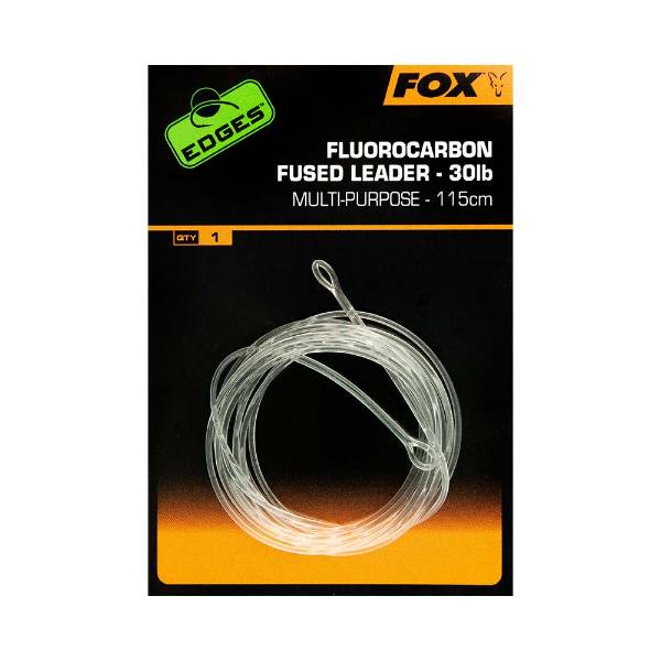 Fluorocarbon Fused leader 30lb No Swivel 115cm