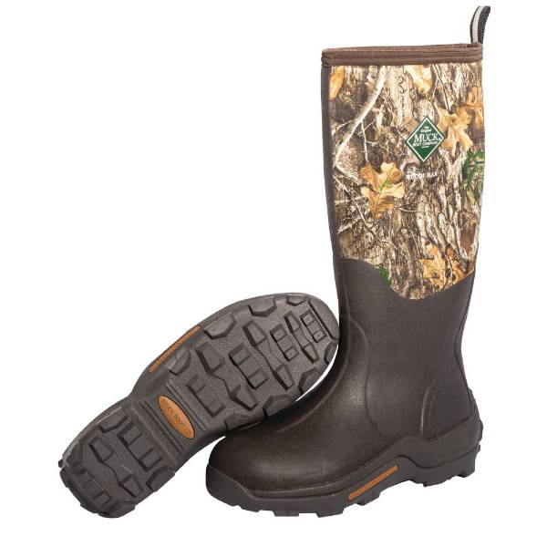 Muck Boot Woody Max Orange lining | Brown/Camo Maat 44