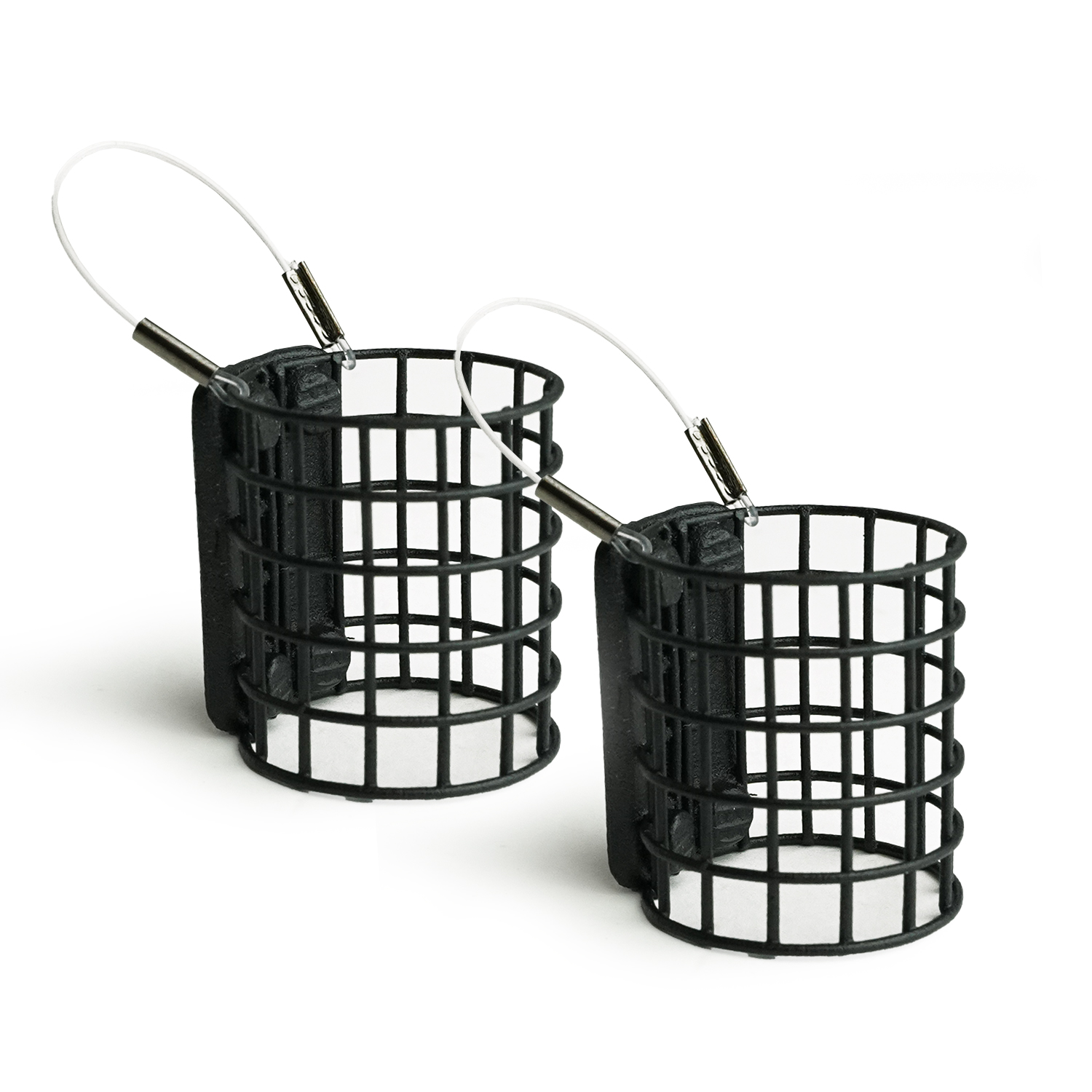 JVS Revolution Feeder set - Compleet Feederhengel + Feedermolen Vislijn Onderlijnen Feederkorven - Zwart