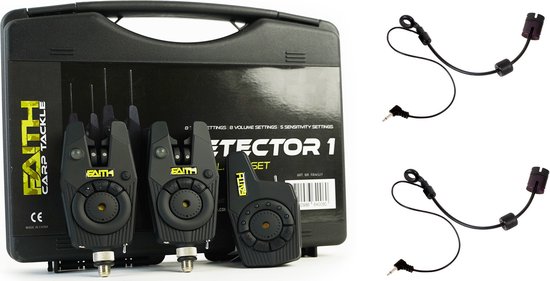 Faith Detector Set 2+1 - Beetmelder set  2-Rod - incl. 2x Hangers - Complete set