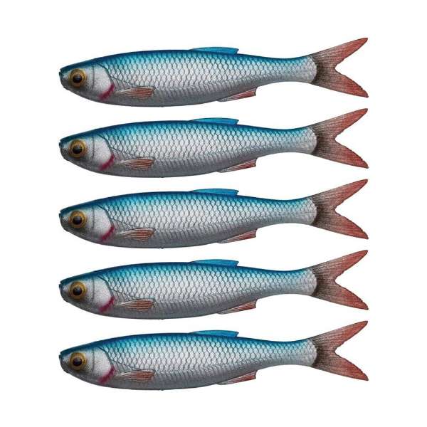 Savage Gear Craft Dying Minnow | Shad | Blue Pearl | 7.5cm | 2g | 5 Stuks
