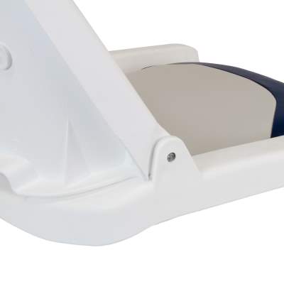 Waterside Captain Deluxe All Weather Boatseat | Wit/Blauw | Bootstoel