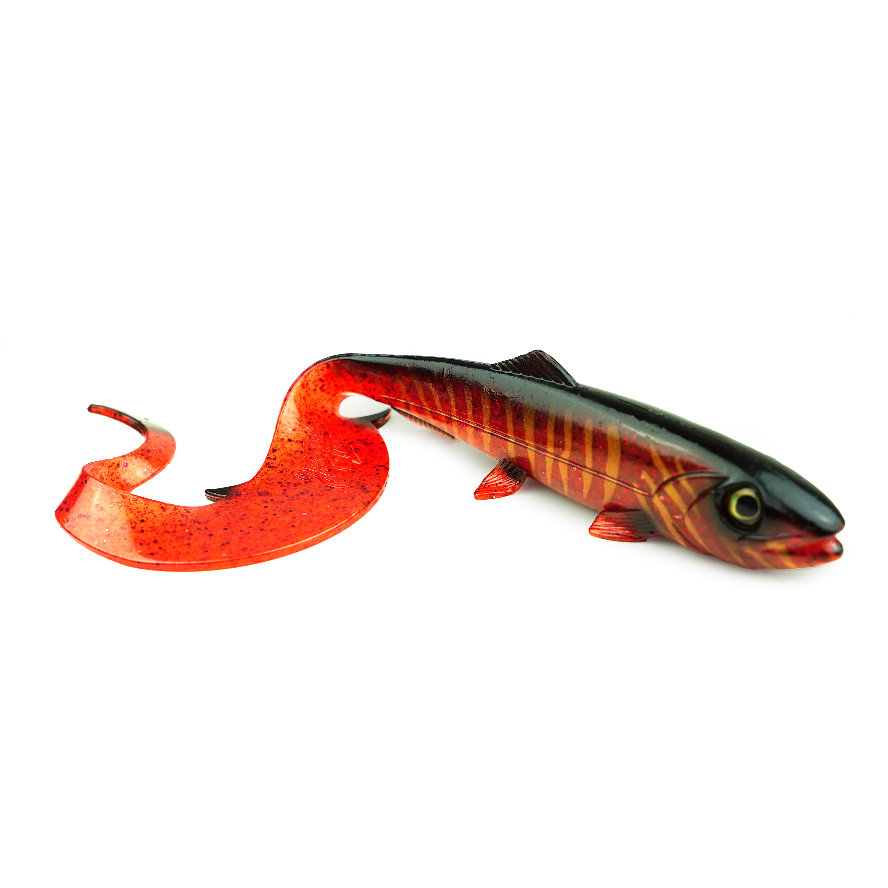 Hostagevalley Curlytail - Red Pike - 24cm