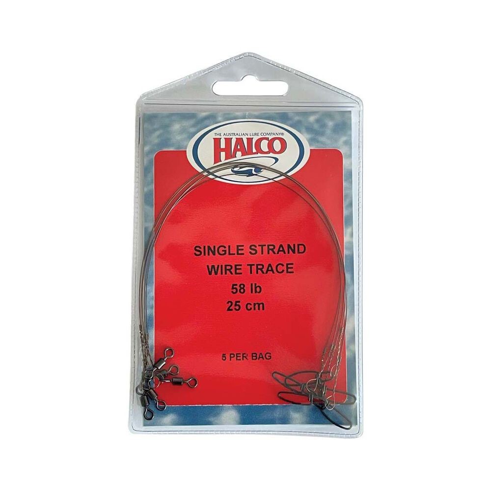 Single Strand Wire Trace 50lb 50cm