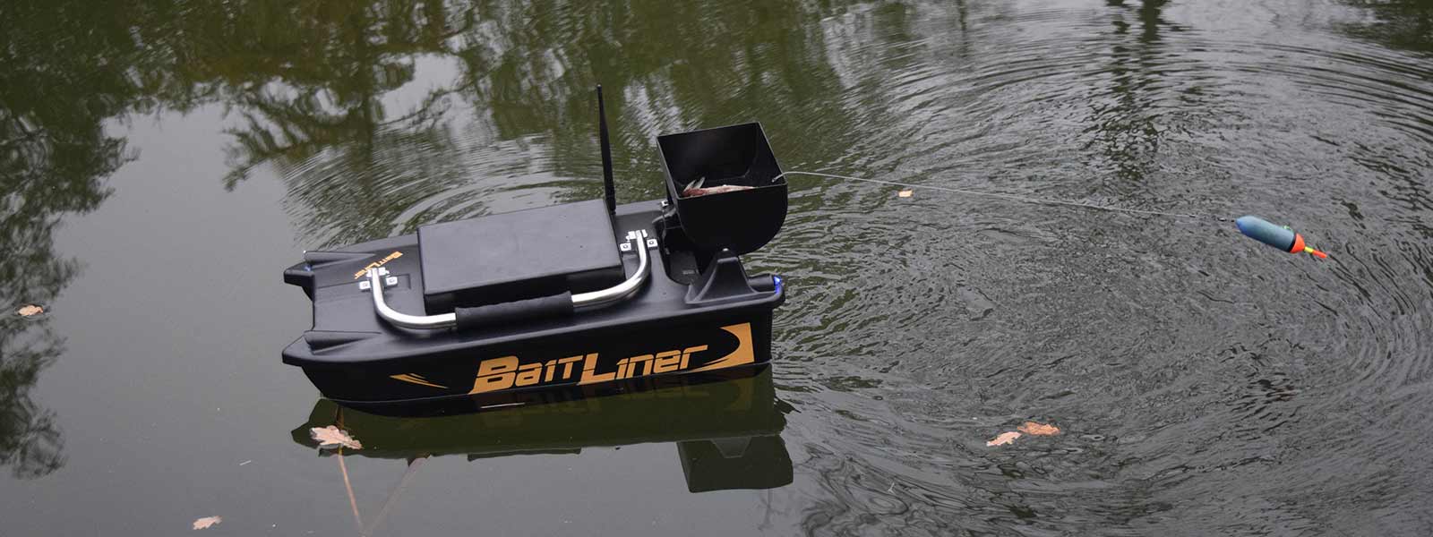 Doodaasvis montage met een voerboot