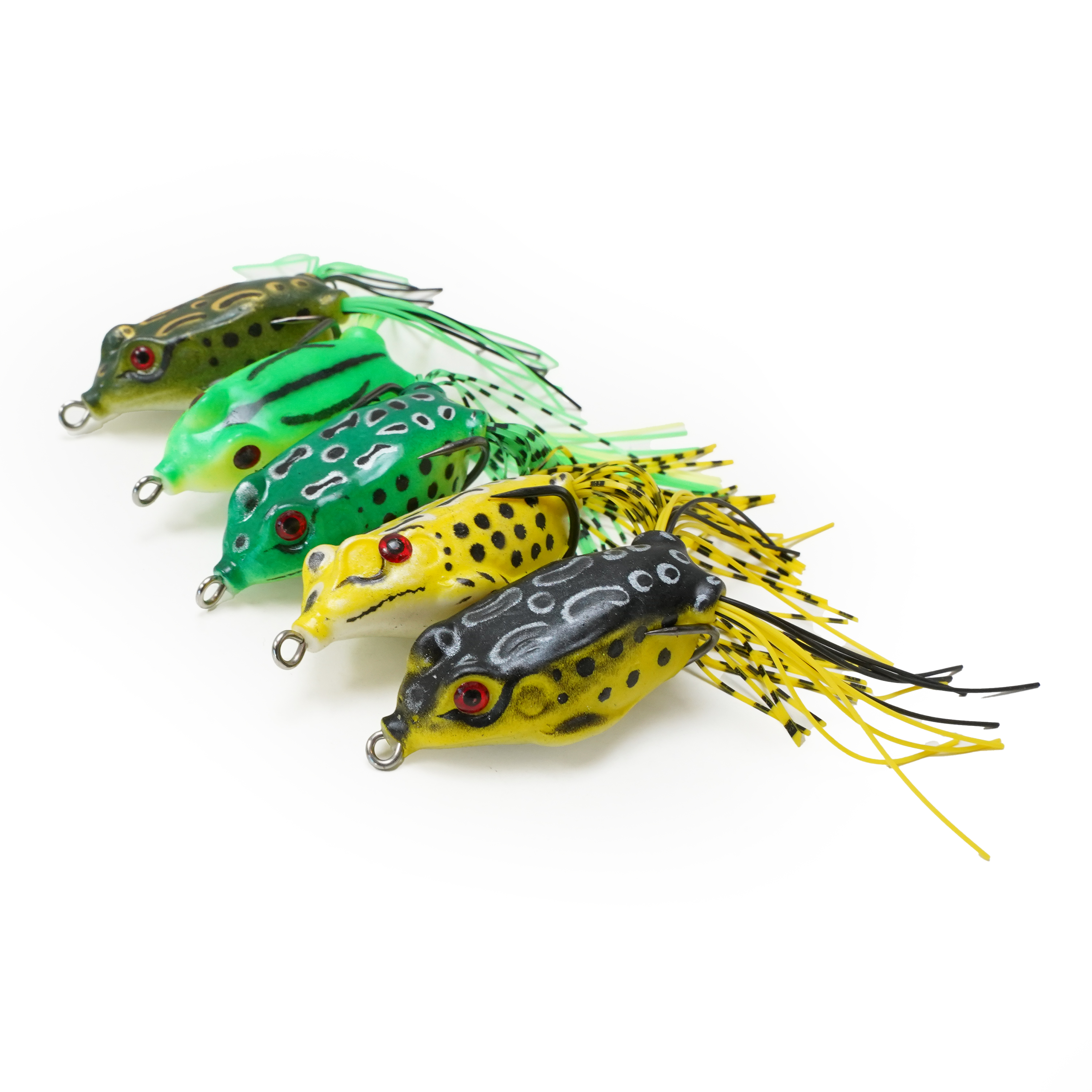 FishXpro Kunstaas Frog Voordeel Set – 16 Delige Set voor Baars en Snoek