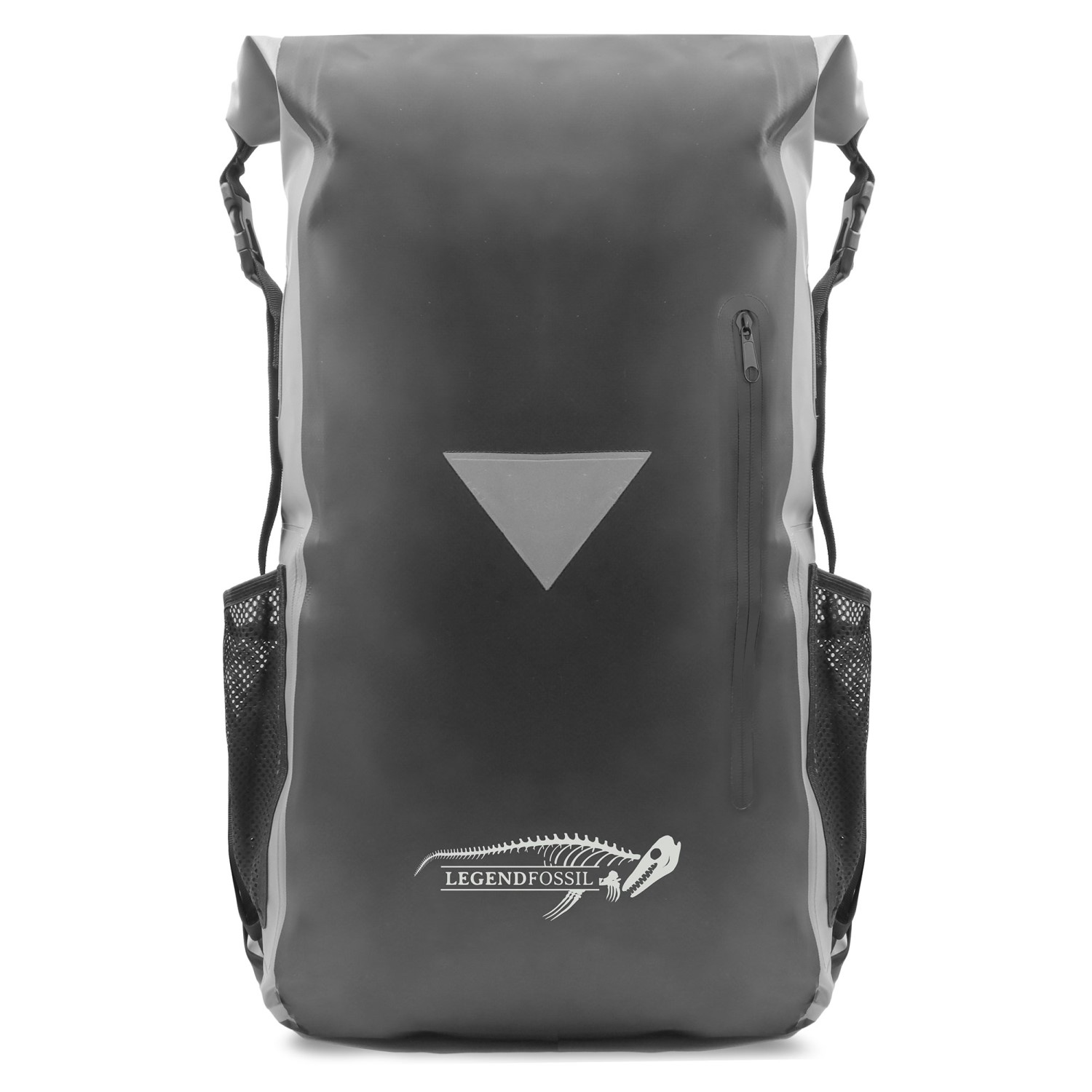 Legendfossil - Tarpaulin Rucksack Chookie Black-Grey - 23L - Waterdicht - Rugzak - Backpack - Rugtas - Zwart - Grijs