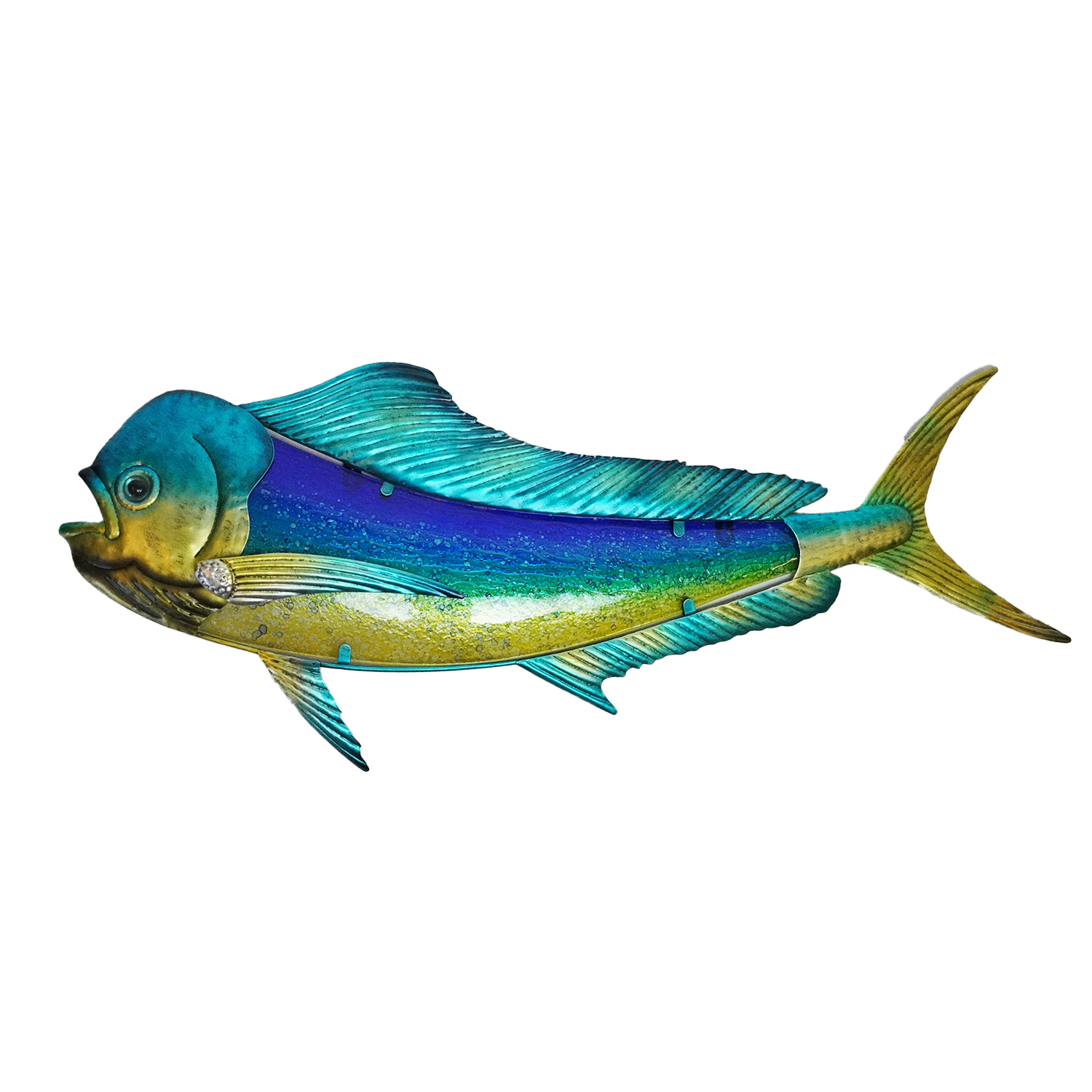 Eurocatch Dorado Muurdecoratie 99cm – 3D Metaal en Glas Kunst