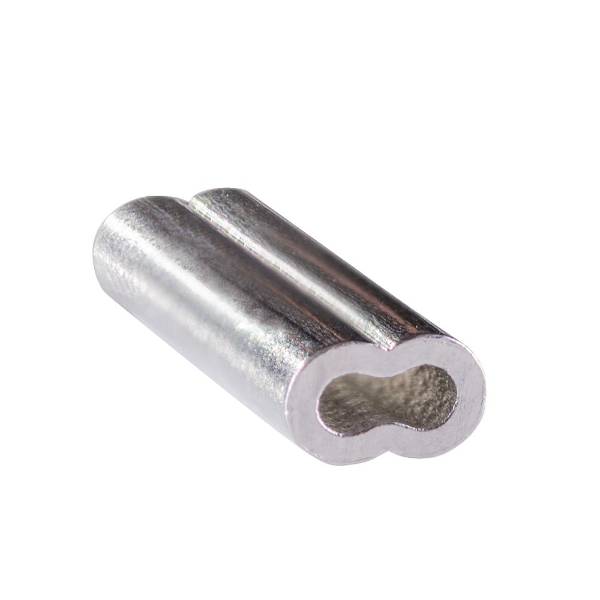 Blue Crab Aluminium | Sleeves | Double 1.5X18mm  | 25stuks| 