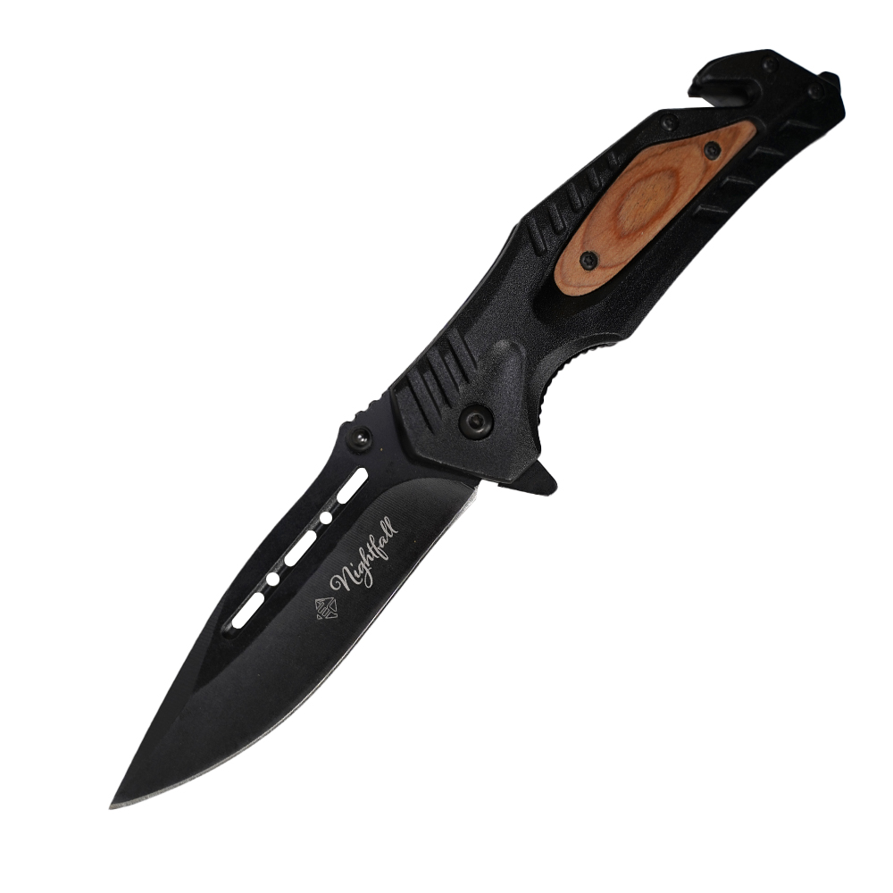 Eurocatch Zakmes -  Nightfall - 420RVS - Snijblad 8.8cm 