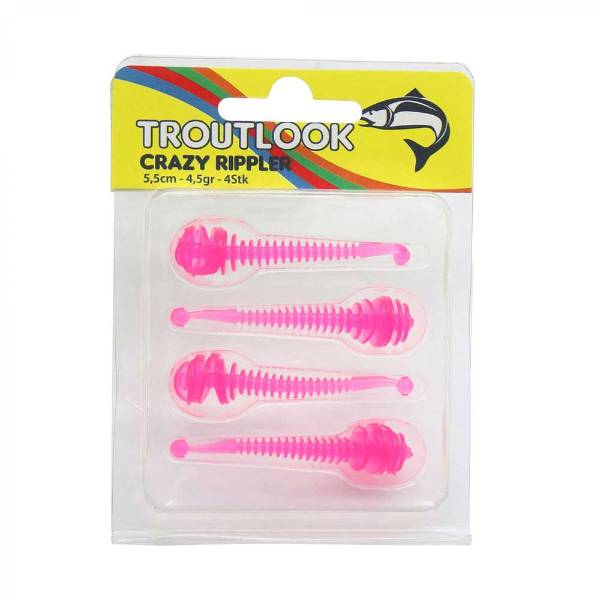 Troutlook Crazy Rippler 5.50cm | Neon Pink